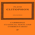 Plato - Clitophon (Cambridge, 1999)