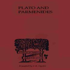 Plato - Parmenides (Kegan Paul, 1939)