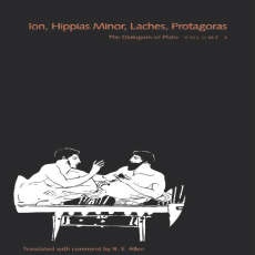 Plato - Ion, Hippias Minor, Laches & Protagoras (Yale, 1996)